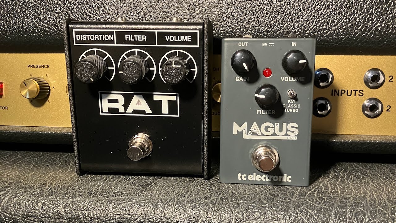 ProCo RAT2 vs TC Electronic MAGUS PRO into a Marshall 1987x.