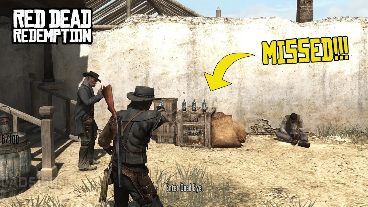 What Happens If John Fails to Shoot The Bottles in The Gunslinger's Tragedy Mission