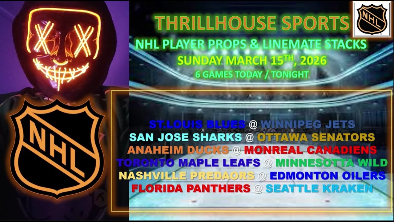 Прогнозы на матчи НХЛ 15 марта | #nhlpicks