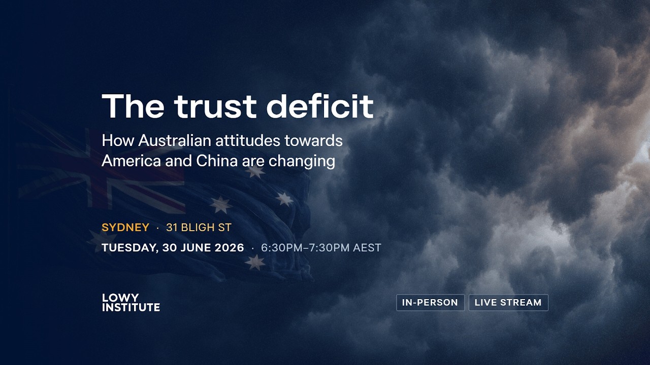 The trust deficit: Why Australians' attitudes towards America and China are shifting