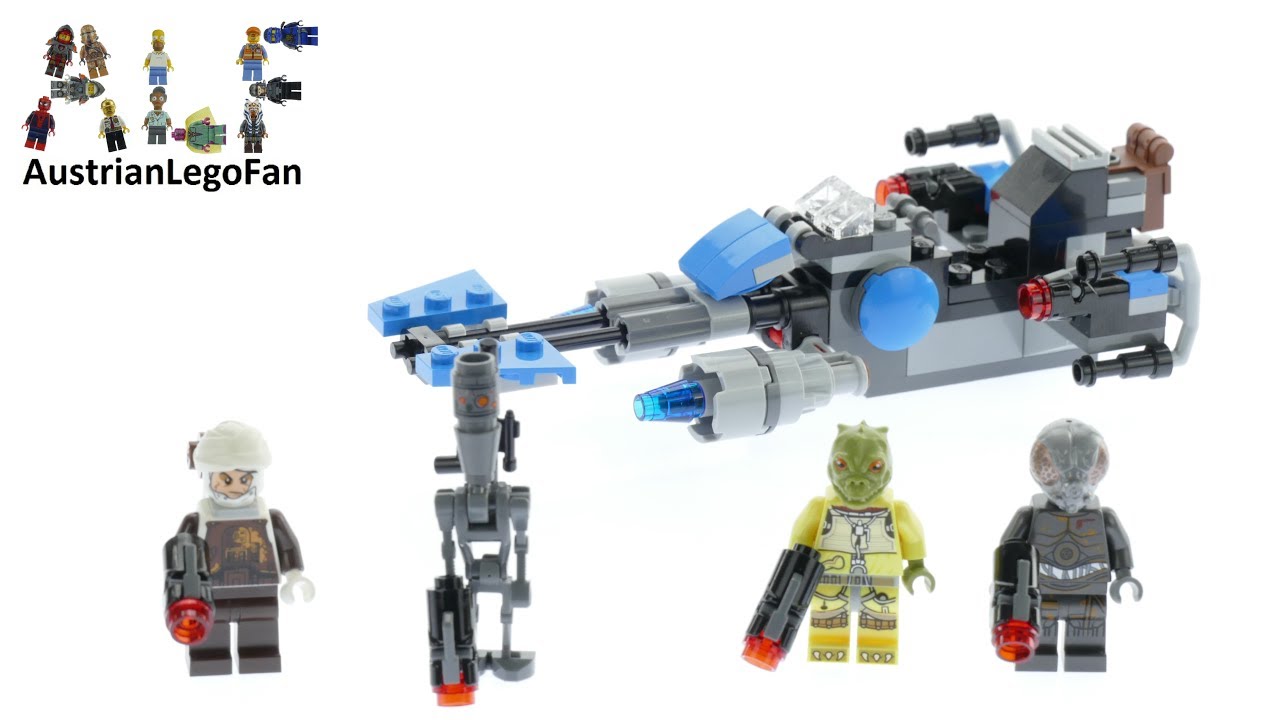 Lego Star Wars 75167 Bounty Hunter Speeder Bike&trade; Battle Pack - Lego Speed Build Review