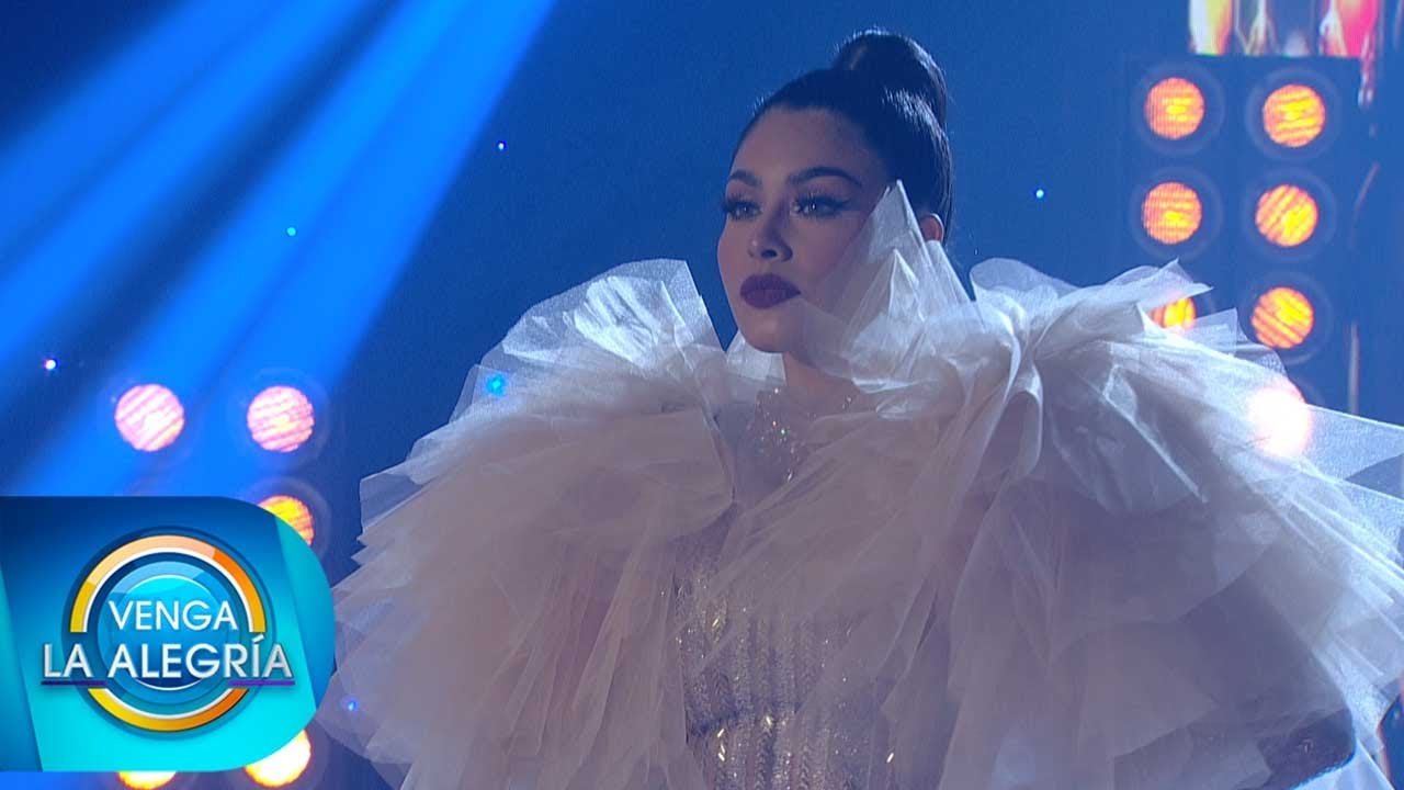 Kristal se quiso quitar miedo en el escenario con 'Volverte a amar'. | Venga La Alegría