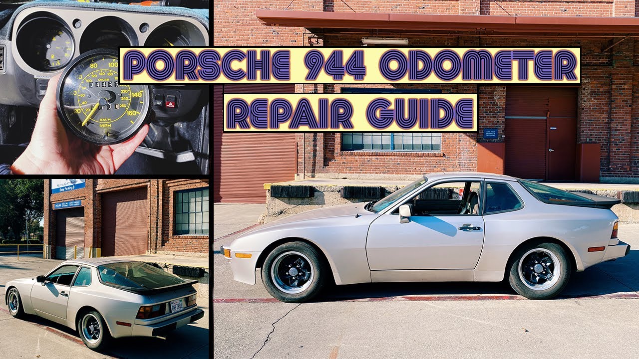 Broken Porsche 944 Odometer - How to Repair & Replace (Full Guide)  (1982-1985) Early Squaretop Dash
