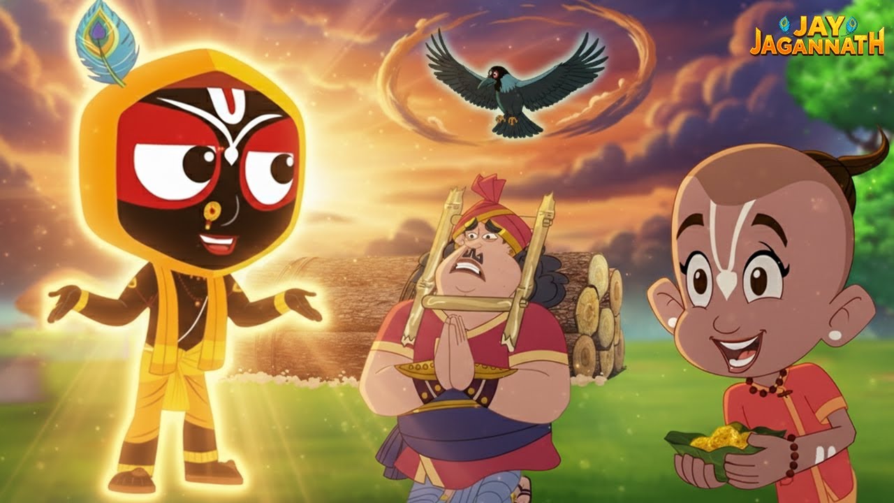 जब जगन न्याय का पक्षी बन जाता है! जगन का शक्तिशाली हमला! | Jay Jagannath | Jagannath Cartoon