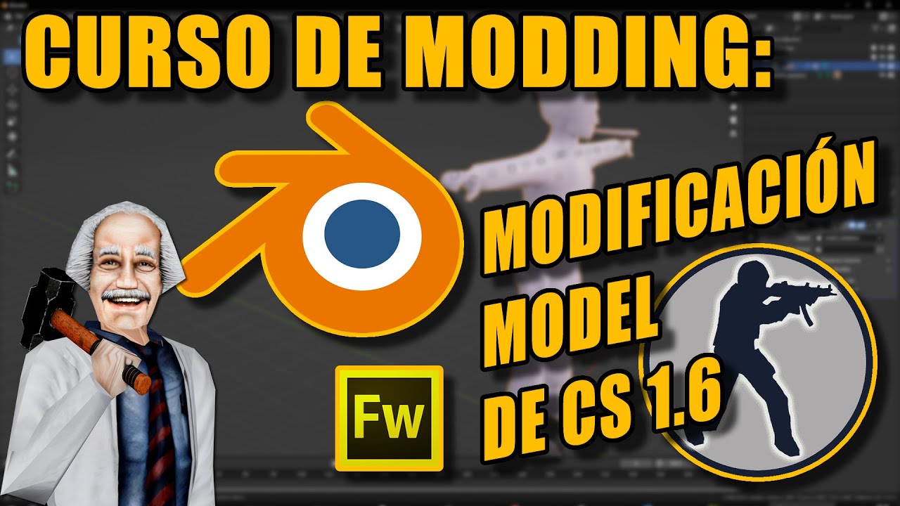 MODIFICA TU PLAYER DE CS 1.6 | BLENDER, MILKSHAPE 3D Y UN POCO MÁS | #2 CURSO DE MODELING