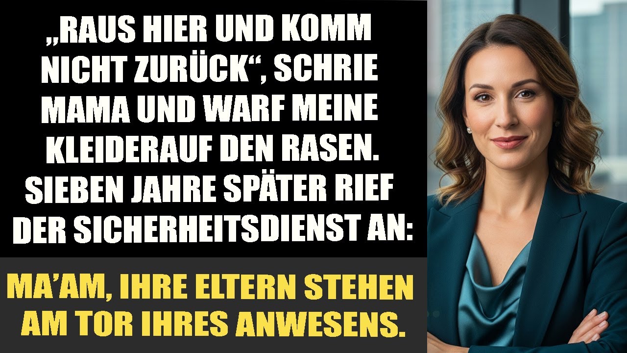 Mit 18 rausgeworfen: „wertlos“ – heute flehen sie vor meinem Tor, als hätten sie mich nie gekannt.