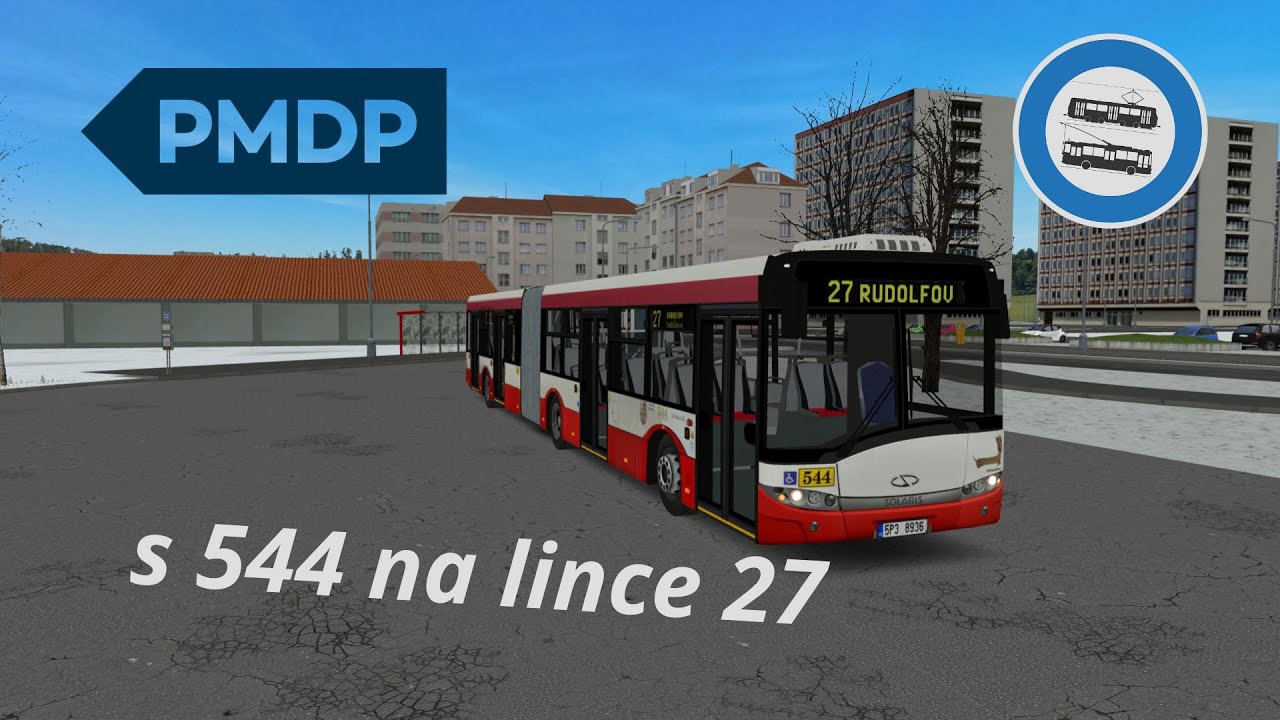 🚌 Simt Simulator MHD | Autobus PMDP 544 na lince 27 směr Rudolfov