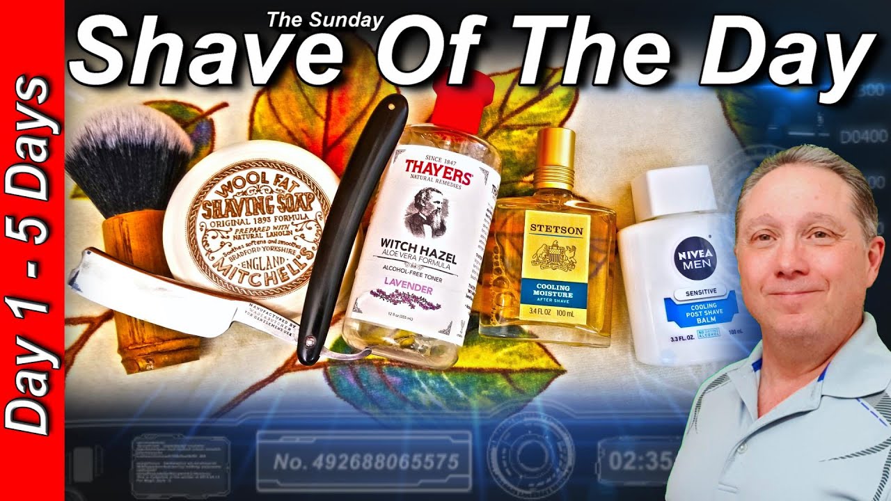 Your Sunday Shave Of The Day, Day 1 - 5 Days of Straight Razor Shaves