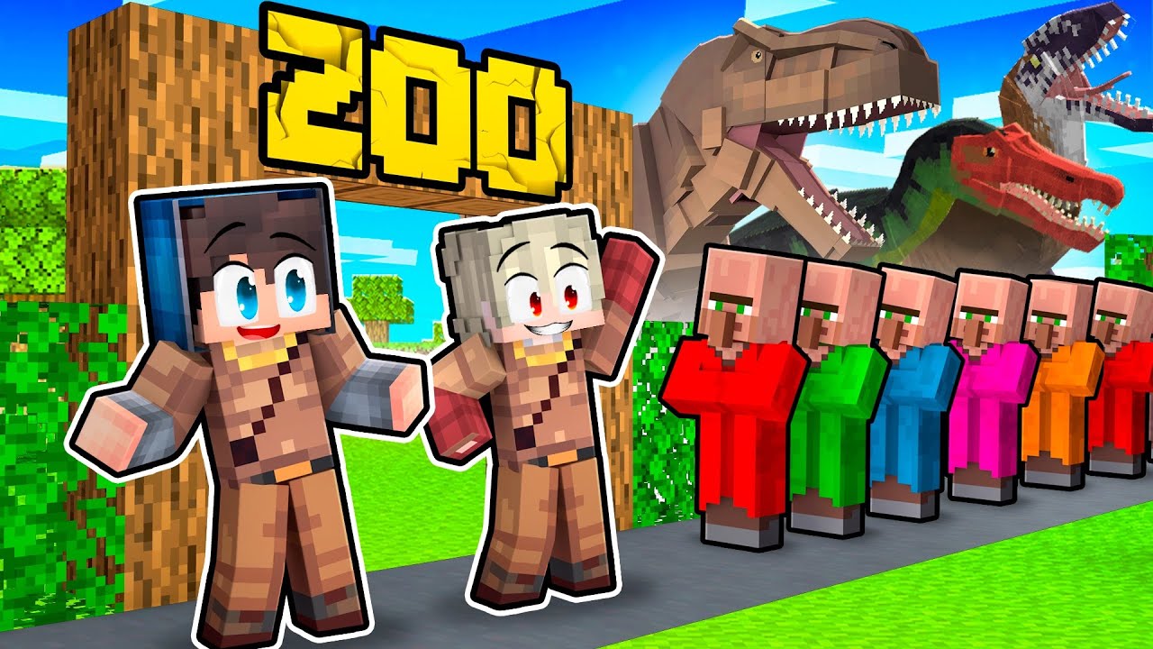 Otevřeli jsme ZOO pro všechny DINOSAURY v Minecraftu!