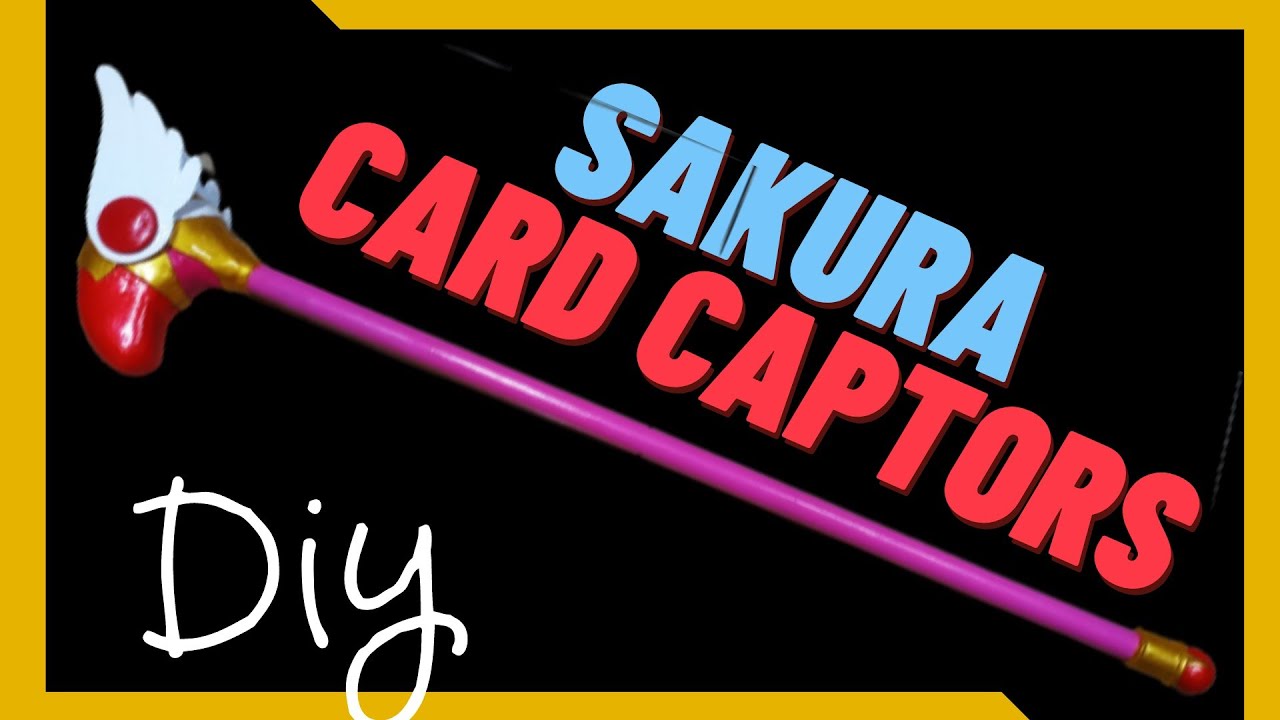 COMO FAZER O BÁCULO DA SAKURA CARD CAPTORS (detalhado)