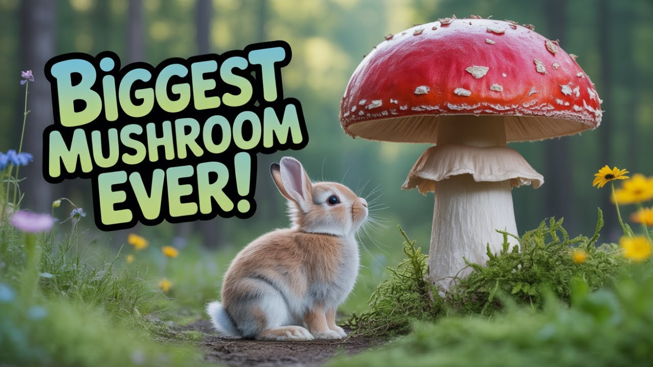 The Little Rabbit Who Wanted the Biggest Mushroom | A Heartwarming Forest Lesson About Patience,