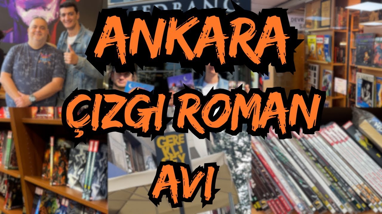 ANKARA ÇİZGİ ROMAN AVI | GORİL ÇİZGİ ROMAN  | DEVR-İ ALEM SAHAF | JBC BATMAN GÜNÜ   | VLOG