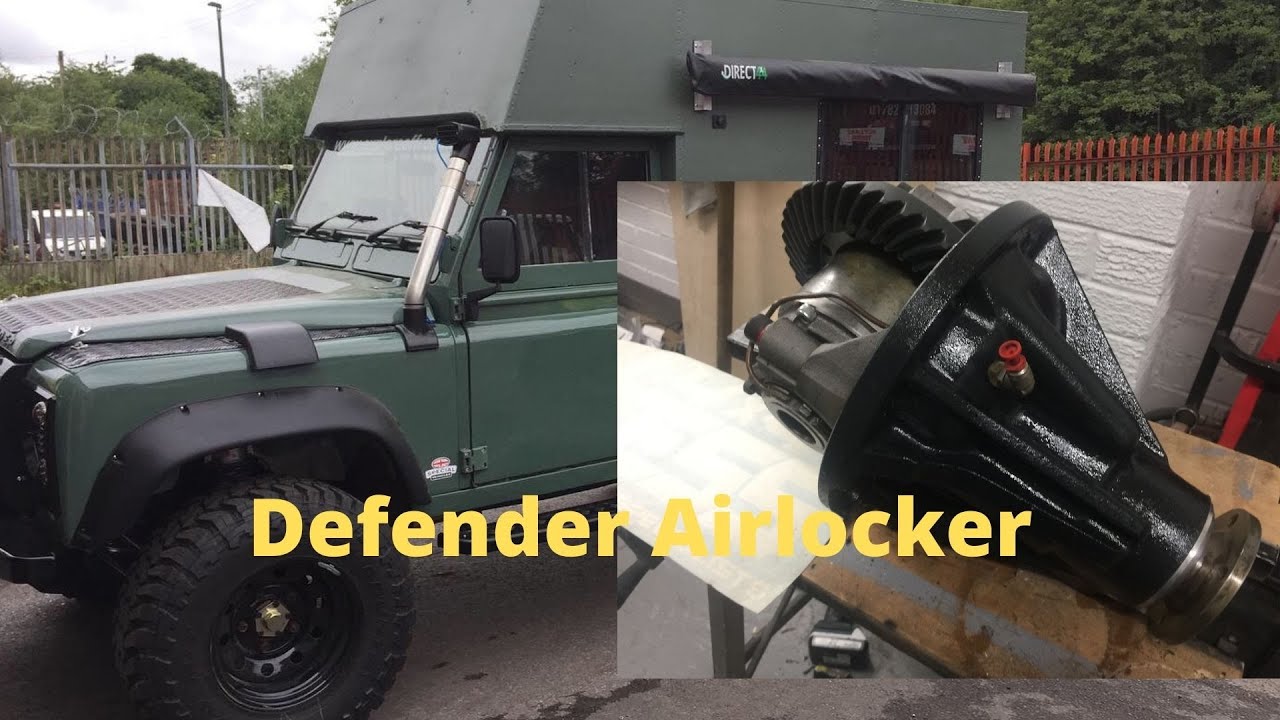 Land rover Defender...Fitting an Ashcroft Airlocker (Beryl) All 4 Overland part1