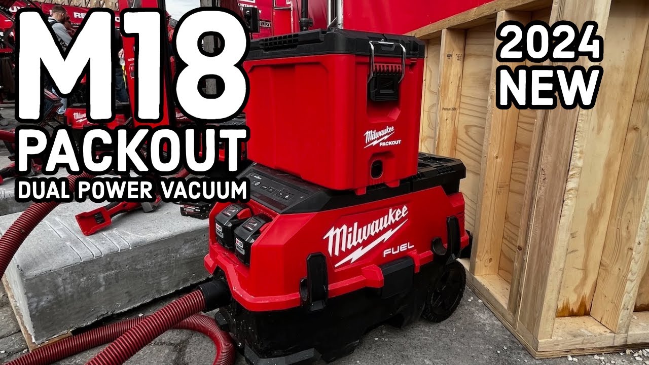 Комплект для сбора пыли Milwaukee M18 FUEL PACKOUT с двумя аккумуляторами и объемом 9 галлонов