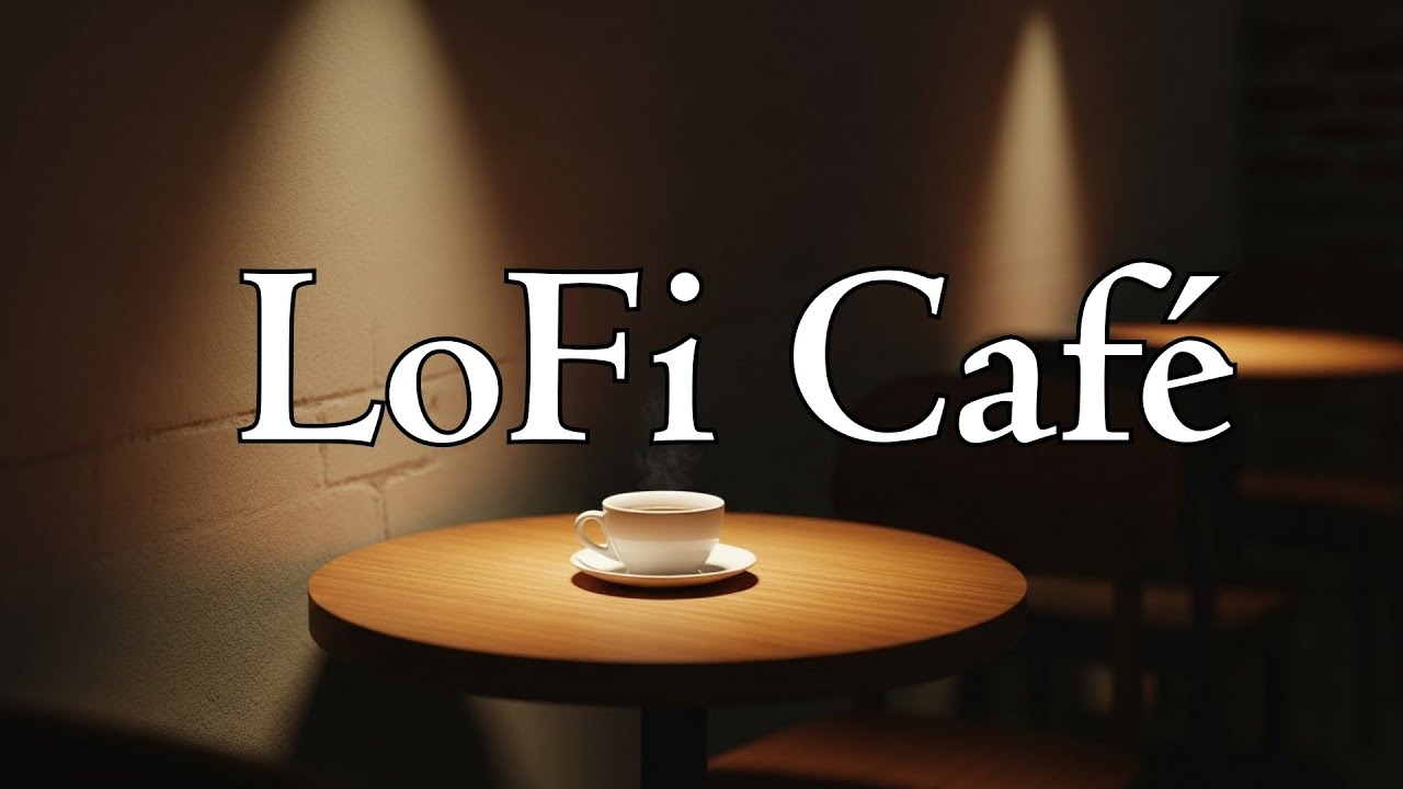 Night Café Ambience ☕ | Soft Lo-Fi for Relaxing