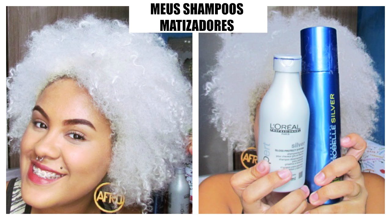 Como mantenho meu cabelo branco? Meus matizadores: Probelle e Loreal