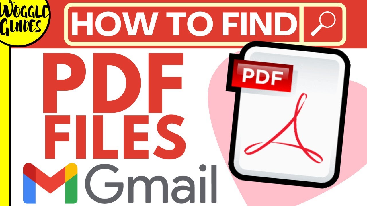 How to find pdf files in Gmail