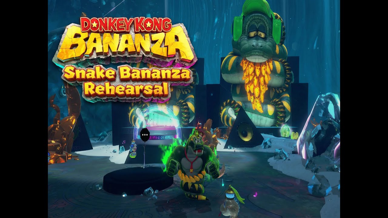 Snake Bananza Rehearsal DK BANANZA!