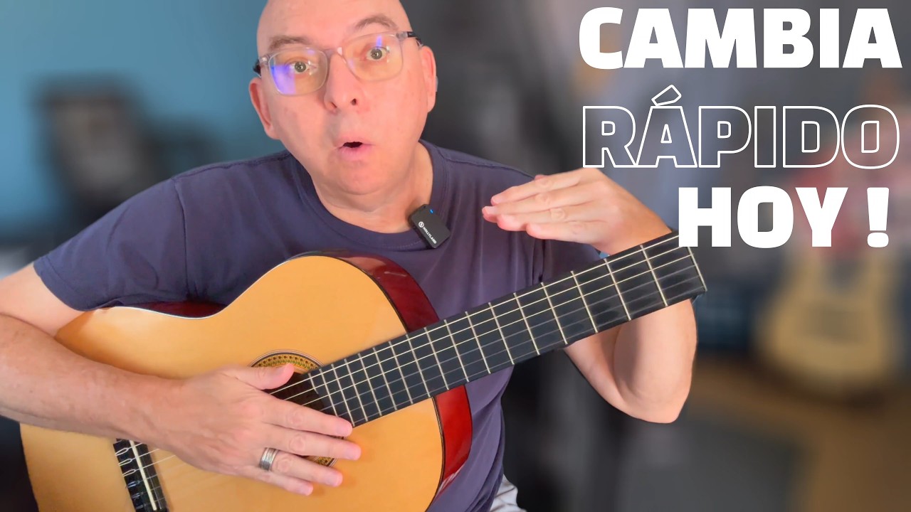 Cómo Cambiar de Acordes RÁPIDO en Guitarra SI o SI