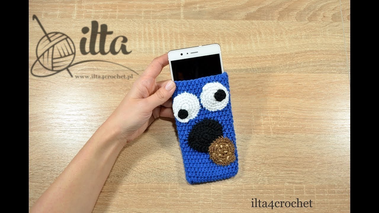 Jak zrobić szydełkiem  etui na telefon - ilta4crochet