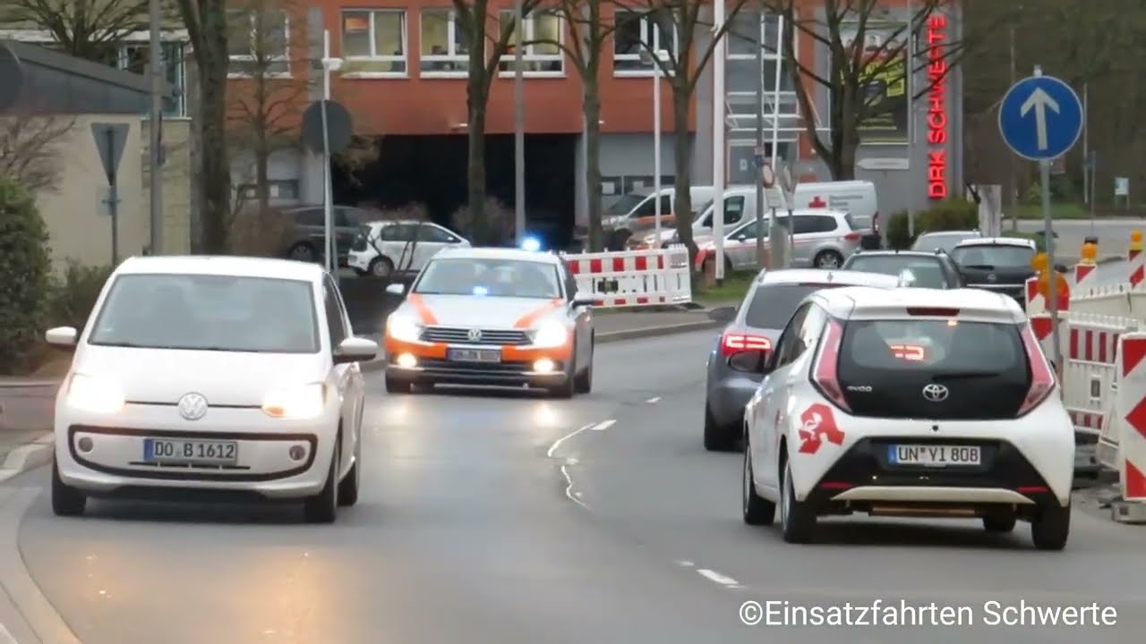 DRK Schwerte (MTD, Zivilwagen, RTW, Neuwagen) Einsatzfahrten