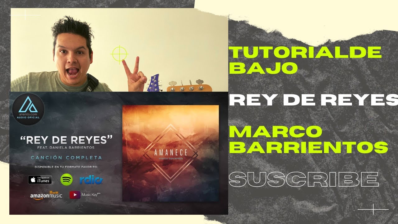 REY DE REYES I TUTORIAL DE BAJO I Marco Barrientos  I