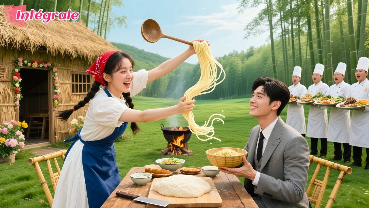 PDG lassé des festins renvoie 1000 chefs, jusqu’à goûter les nouilles d’une fille rurale!Amour naît!