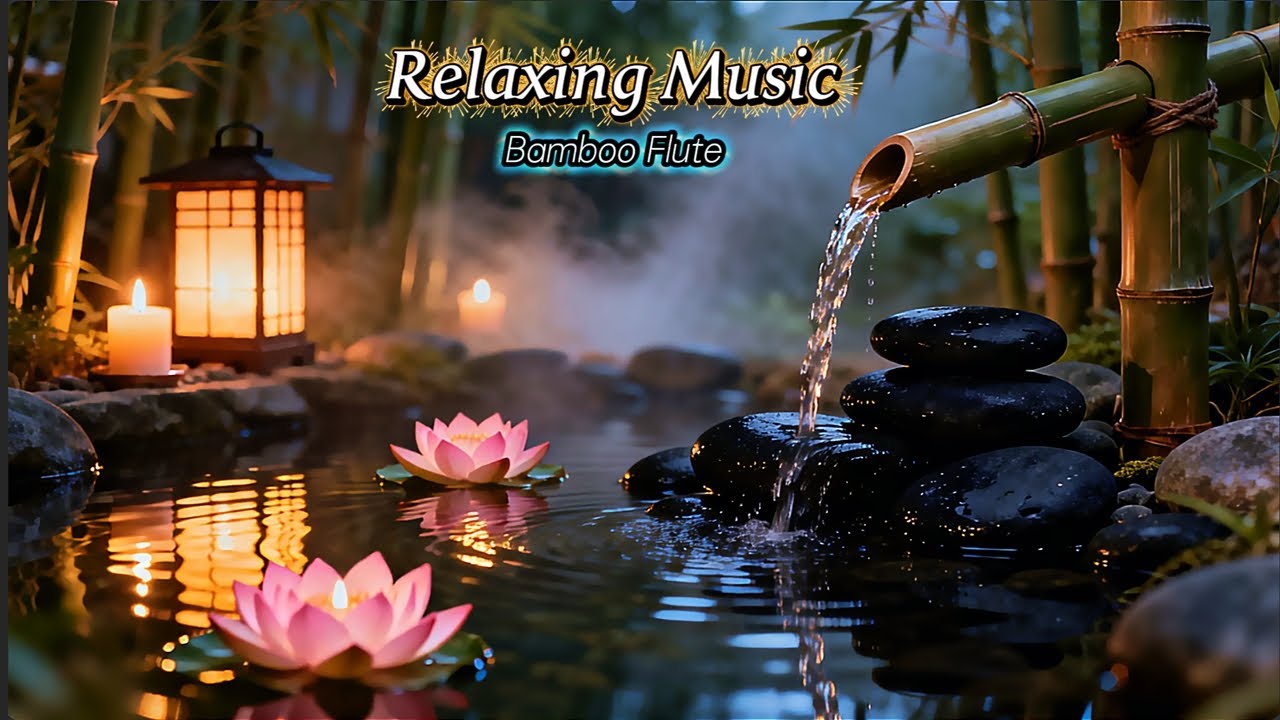 Peaceful Bamboo Flute Music for Sleep 😴 Deep Relaxation & Calm Night