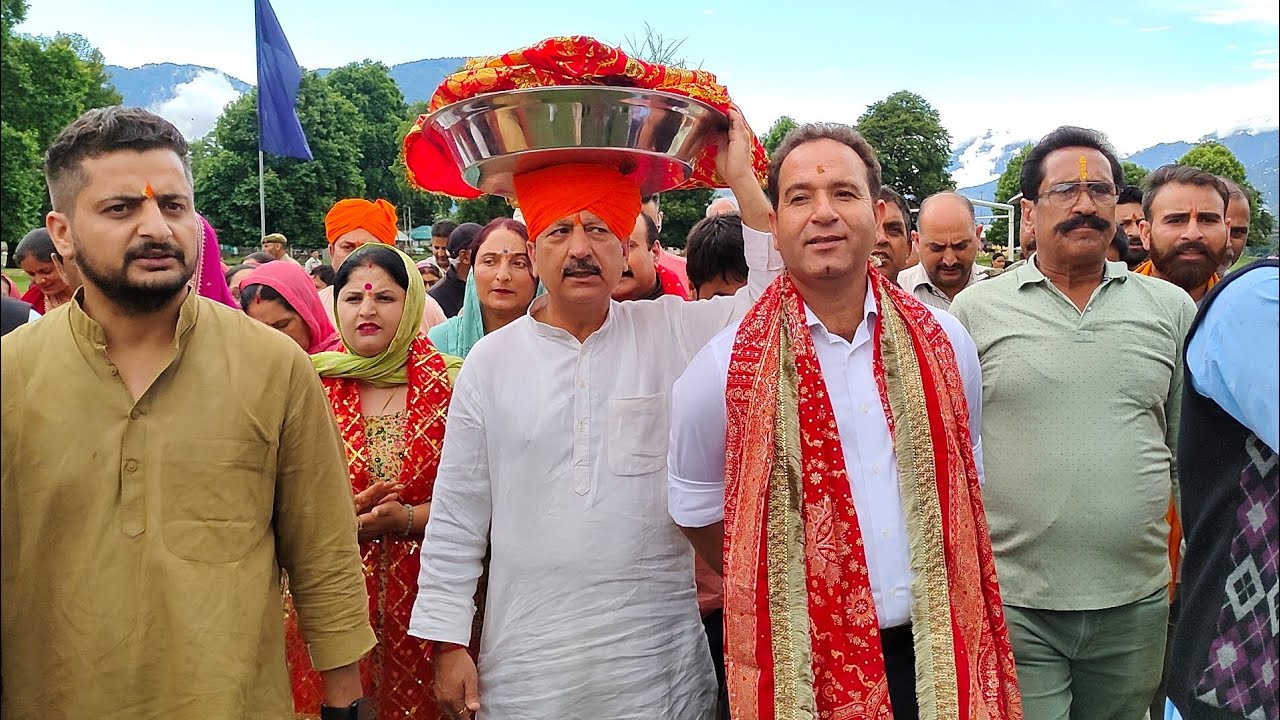 Impressive Shoba Yatra of Mata Sarthal Devi taken from Ghori Shanker Mandir to Sarthal Mandir
