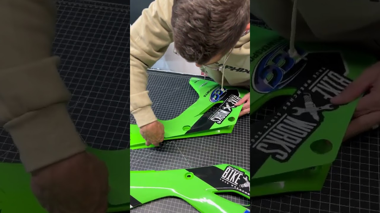 How to apply Dirt Bike Graphics on a 2024 KX450