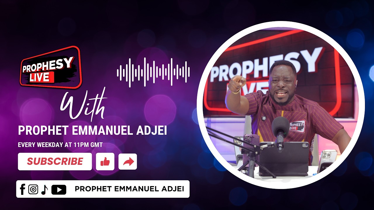 HELLO FAMILY, WELCOME TO PROPHESY LIVE CHAPTER 771 WITH PROPHET EMMANUEL ADJEI, KINDLY STAY TUNED