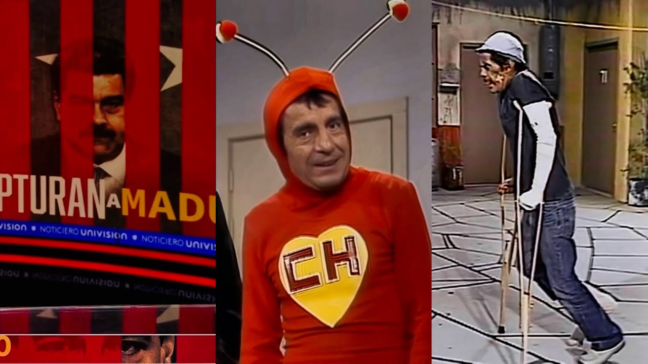 Univision | Fin de Cobertura de Maduro + El Chapulín Colorado Créditos + El Chavo Intro + Créditos