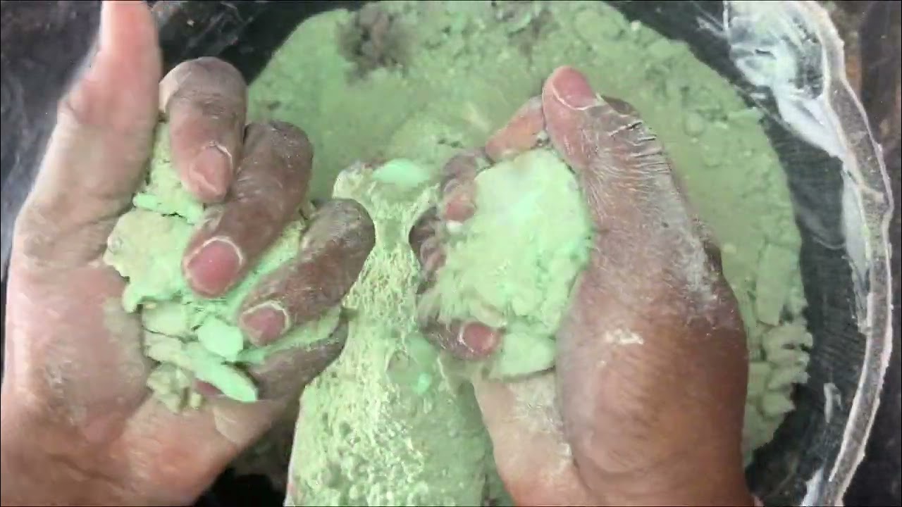 Pasted floral foam/ floral foam reforms/ powder play