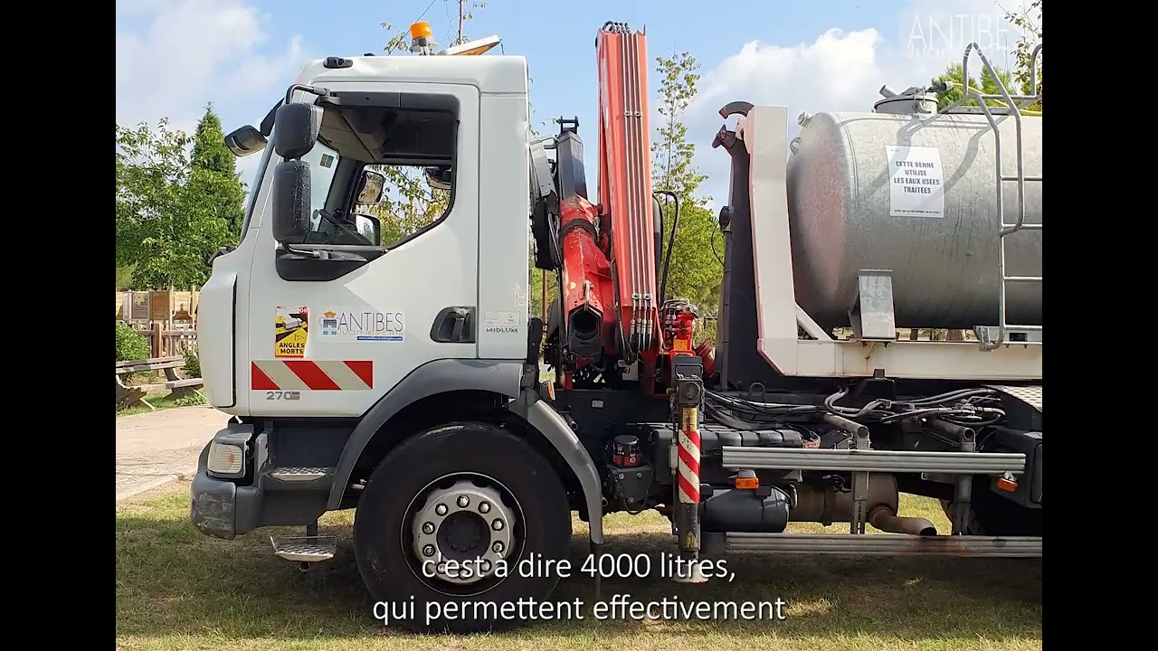 Arrosage des espaces verts avec de l'eau REUT*