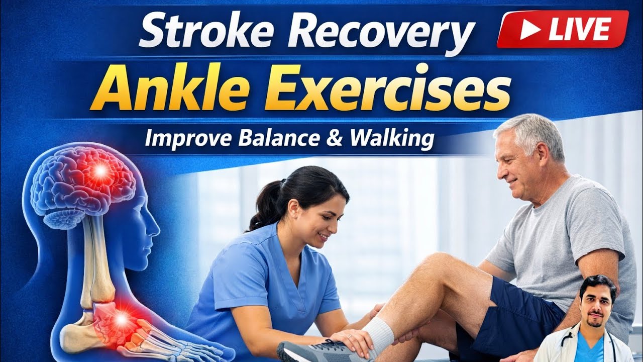 Stroke Recovery. Ankle movements. #walkingafterstroke 