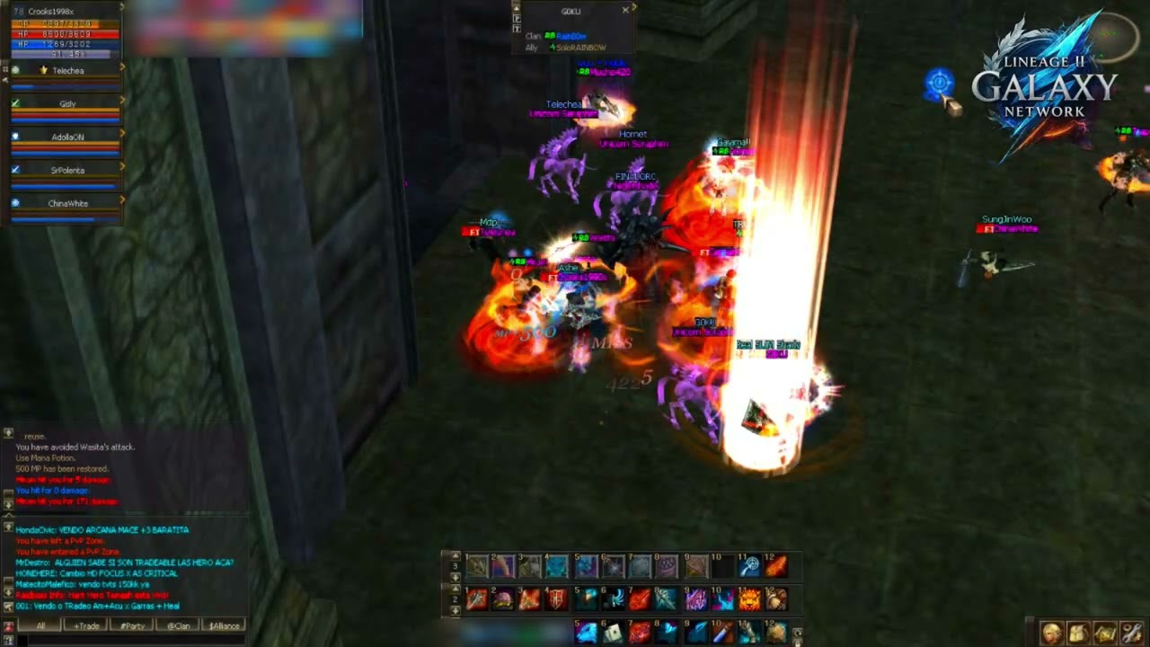 L2 Galaxy V2 Crooks1998x Clan ForeverTeam Shillen Templar