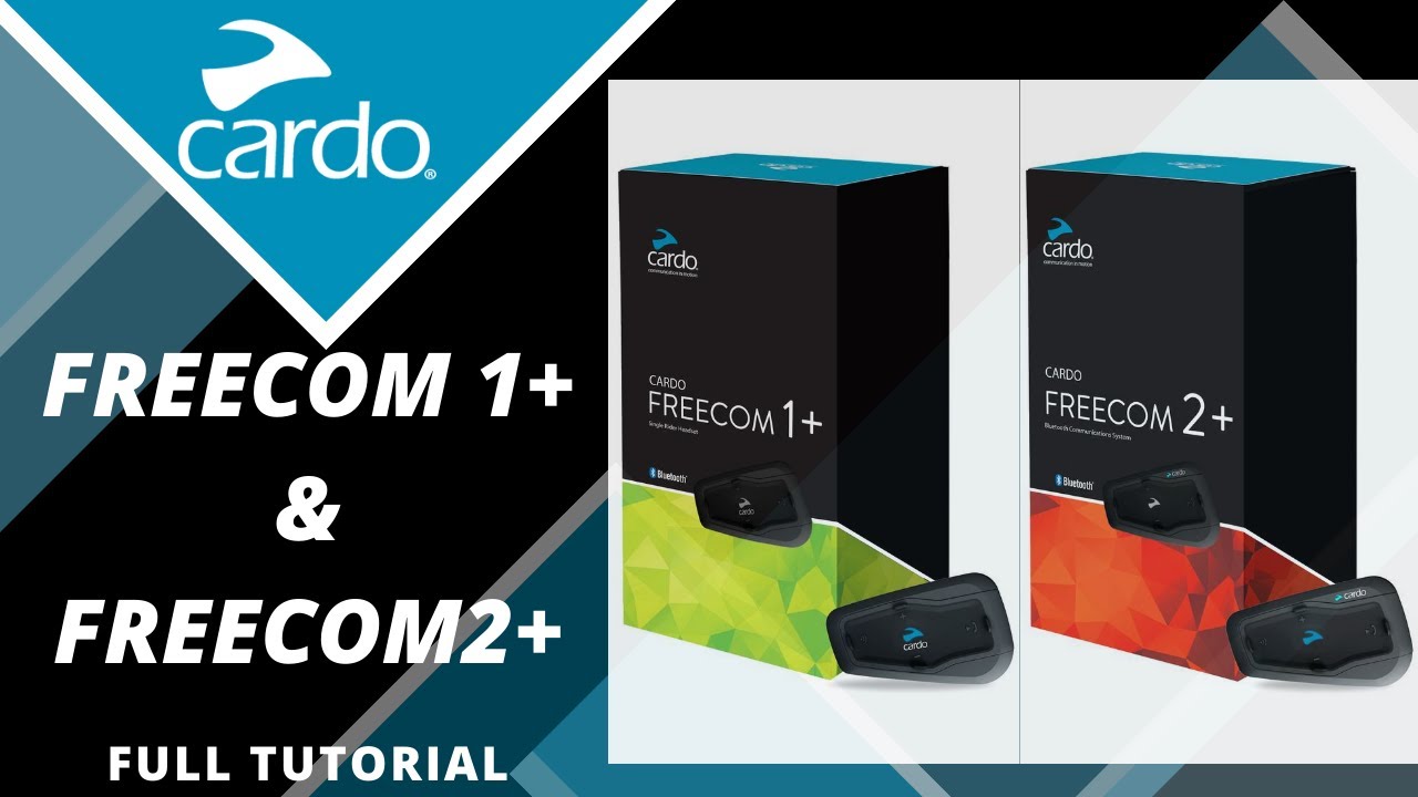 Cardo FREECOM1+ and FREECOM2+: Complete Tutorial