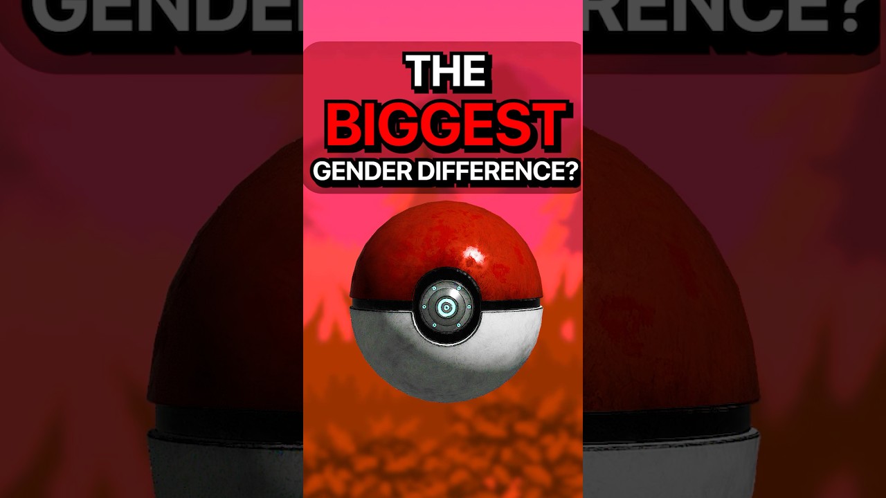 В чём заключается САМАЯ БОЛЬШАЯ разница между полами? #pokemon #shorts