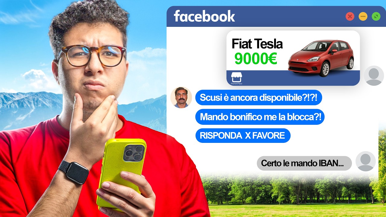 HO TRUFFATO ANZIANI SU FACEBOOK MARKETPLACE PER 30 GIORNI