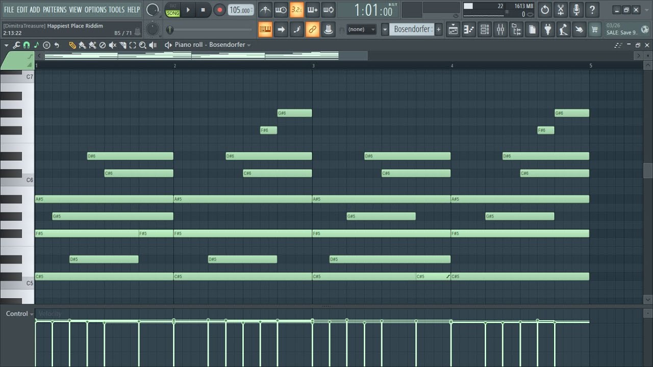 How To Make Dancehall Beat in Fl Studio 24 for |BEGINNERS / Happiest Place Riddim  @1RenadoRecords ​