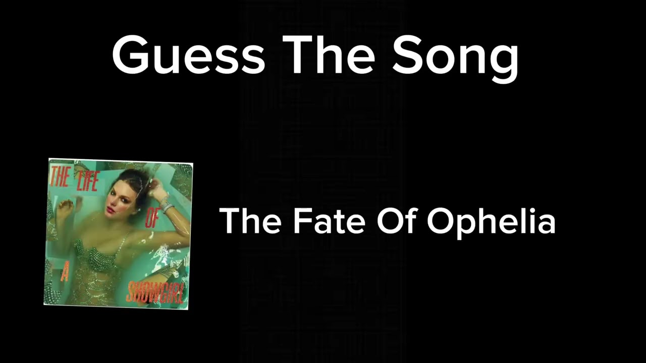 Guess The Song (Taylor Swift + Olivia Rodrigo)