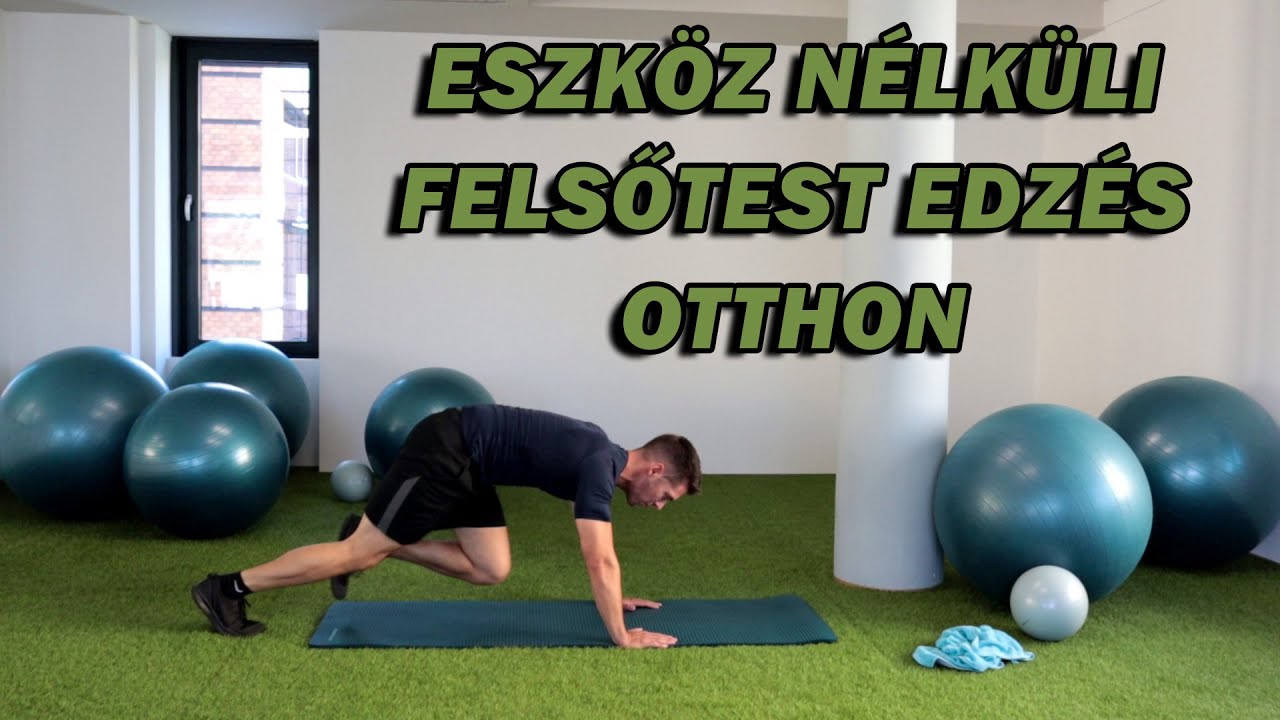 Eszköz nélküli felsőtest-has edzés | 14 perc | DUROFIT