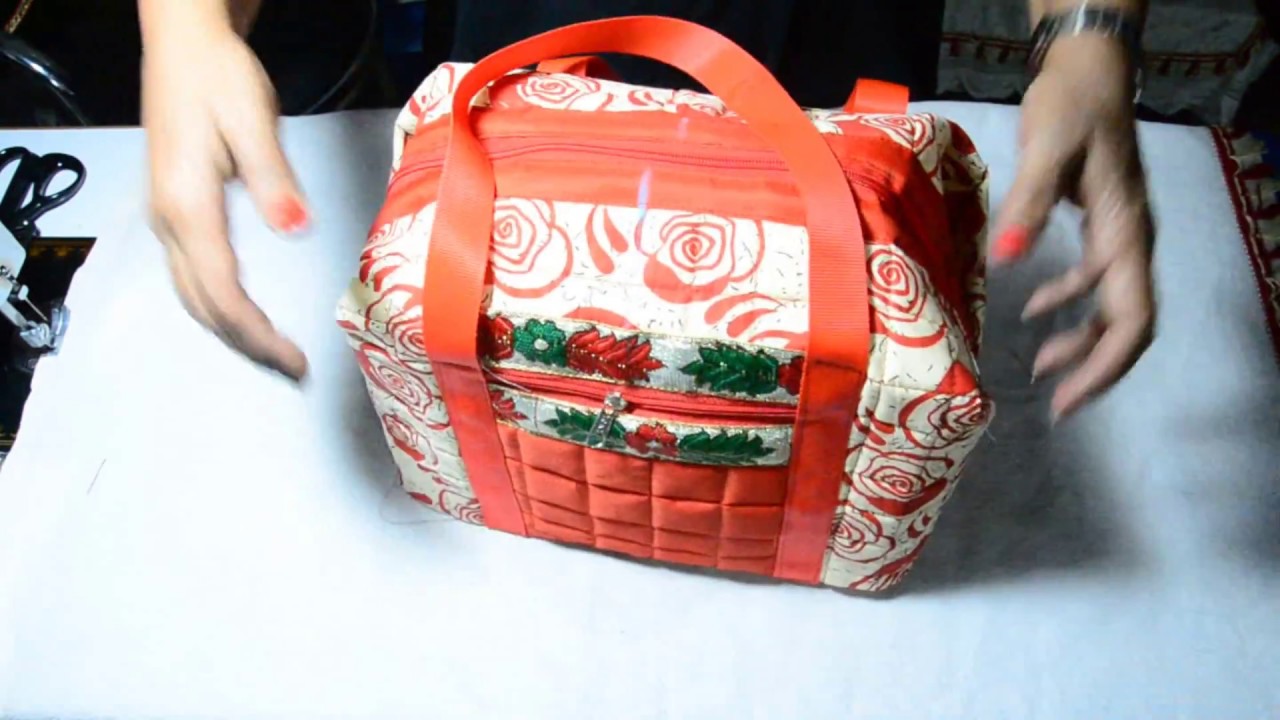 २ दिन के सफर के  लिए बनाये  छोटा बैग  / HOW TO MAKE MINI TRAVEL BAG
