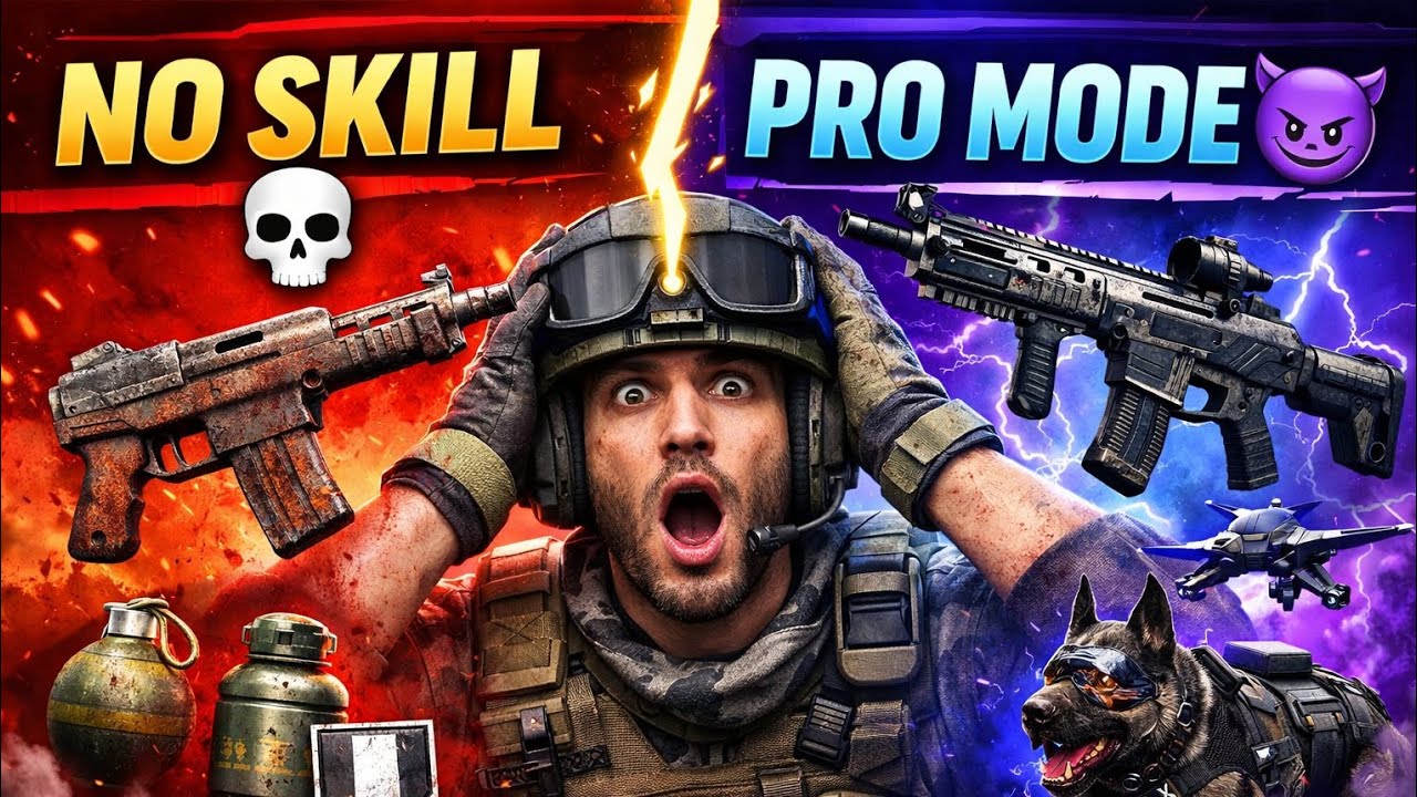 No Skill Loadout vs Pro Loadout in CODM!