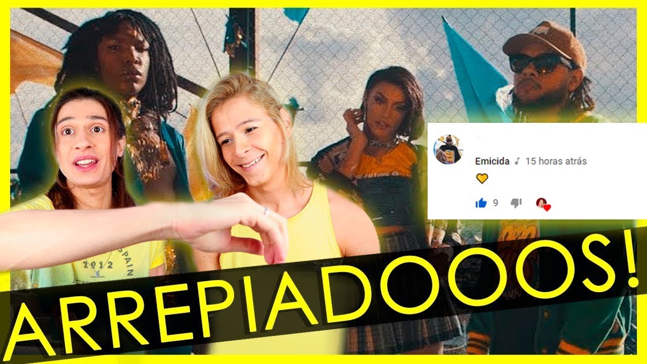 REACT Emicida - AmarElo feat. Majur e Pabllo Vittar (Reação e Comentários)