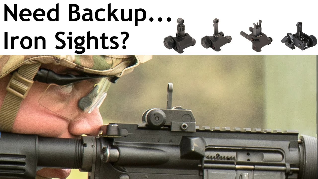 Need Backup!...Iron Sights: SOPMOD Block II and URGI Backup Sights Options (AR CLONES)