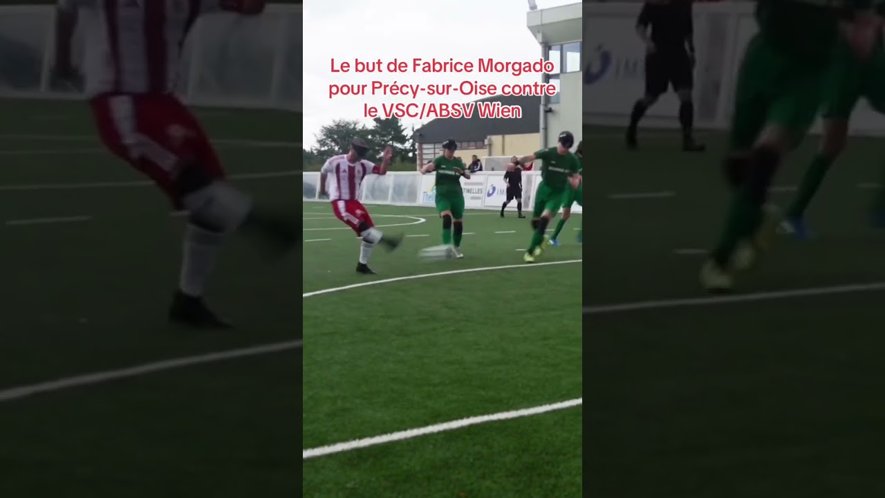 C&eacute;cifoot : le but de Fabrice Morgado pour Pr&eacute;cy-sur-Oise contre Vienne, vu du terrain #cecifoot