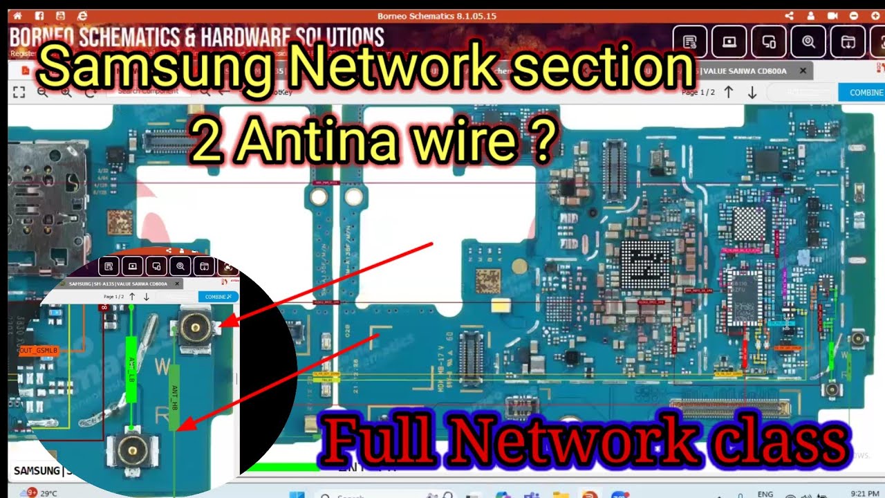SAMSUNG mobile network section !! Full explain online class 