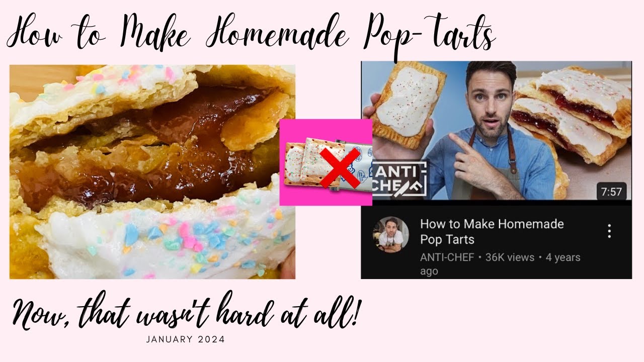 How to Make Homemade Strawberry Pop-Tarts with Friends Candies #cuisinart #poptarts #satisfying