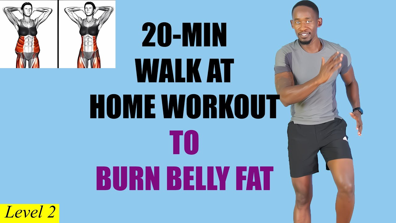 Burn Belly Fat FAST with This 20-Minute Walk at Home Workout